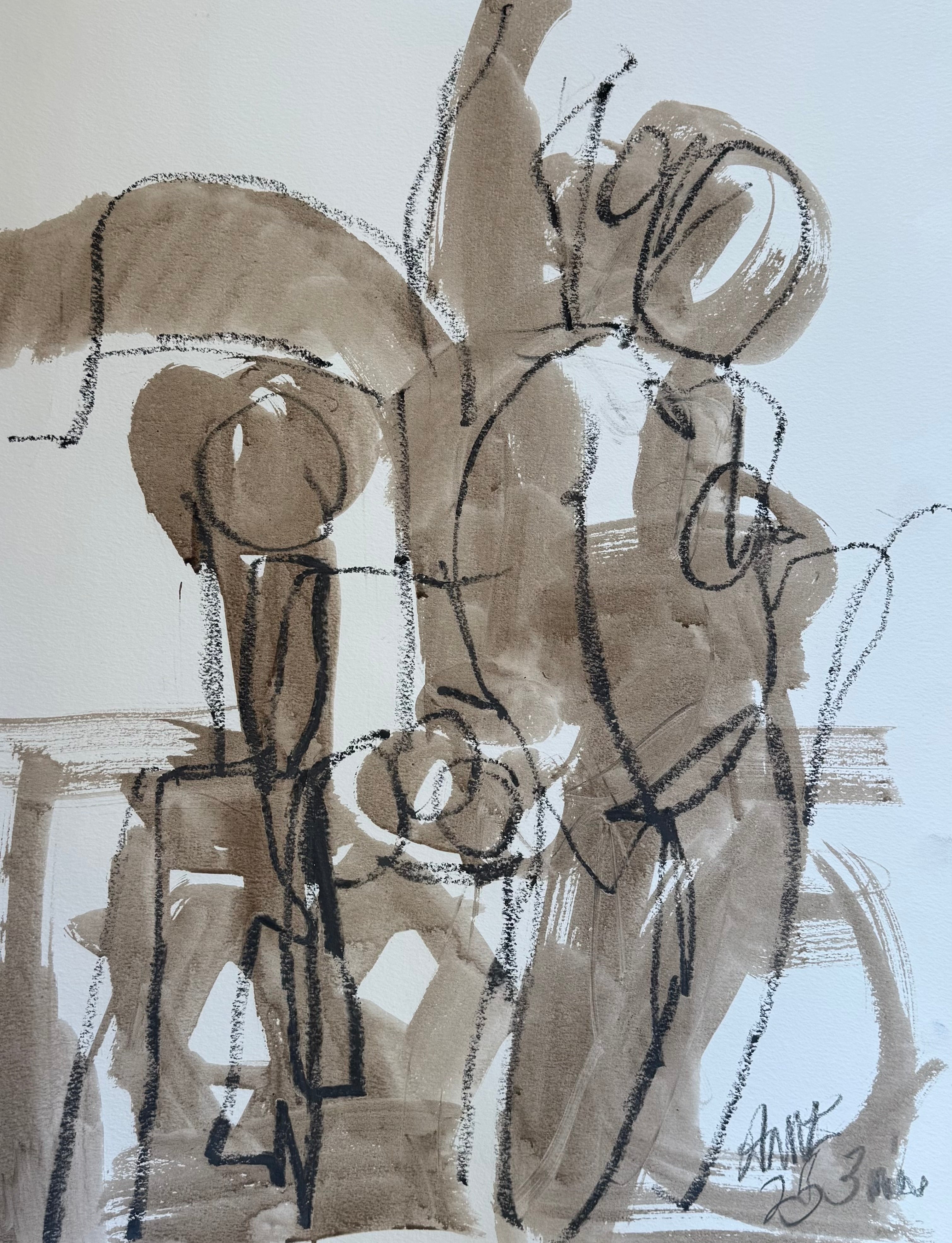 Anne Darby Parker - Kinetic Study I (24 x 18)