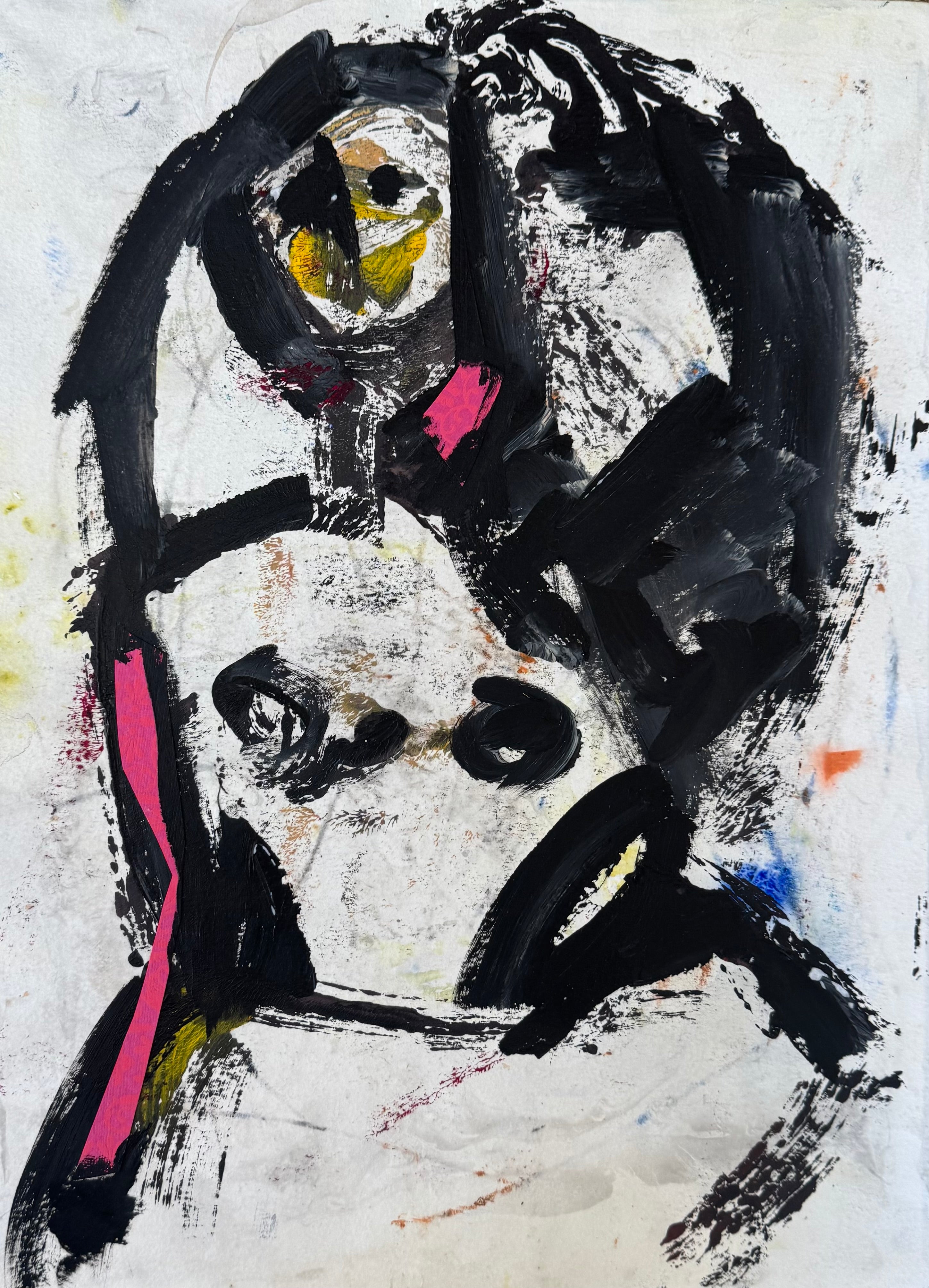 Anne Darby Parker - Contour with Pink and Blue (15 x 11)