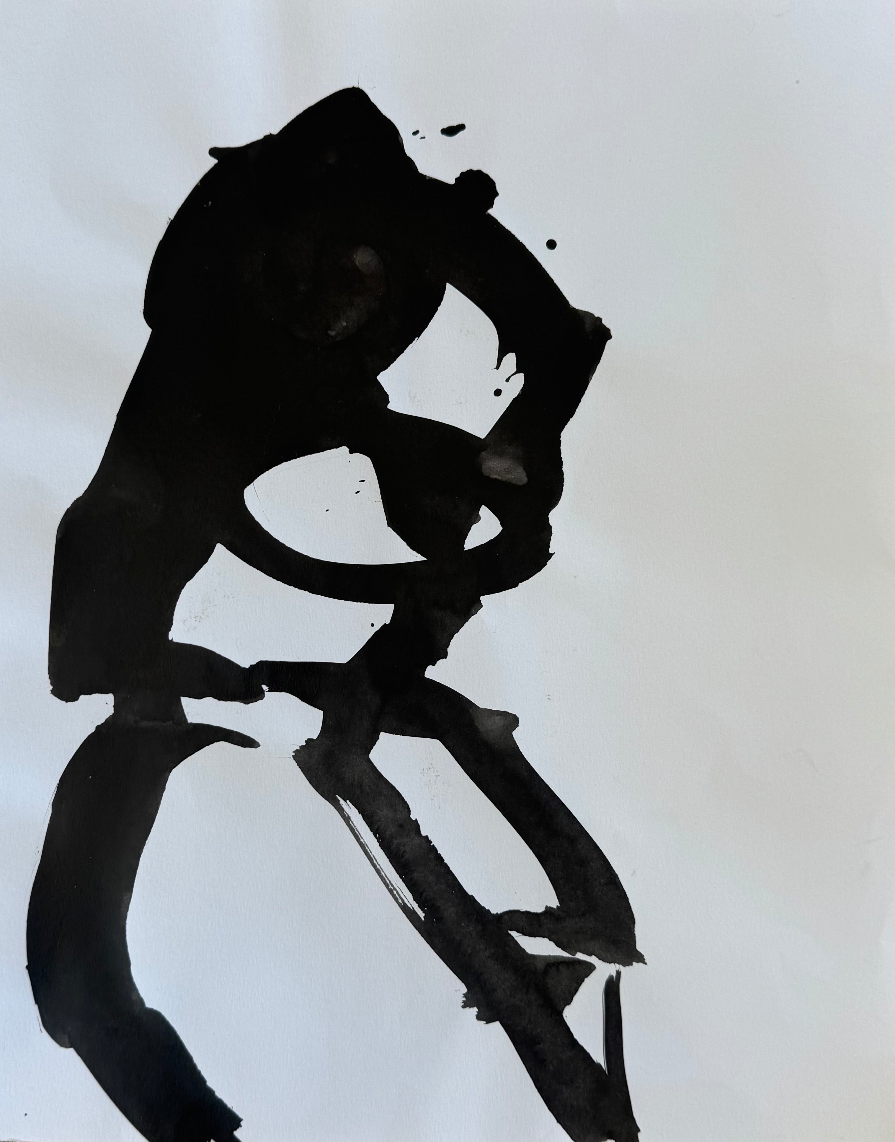 Anne Darby Parker - Curve of Thought - (14 x 11)
