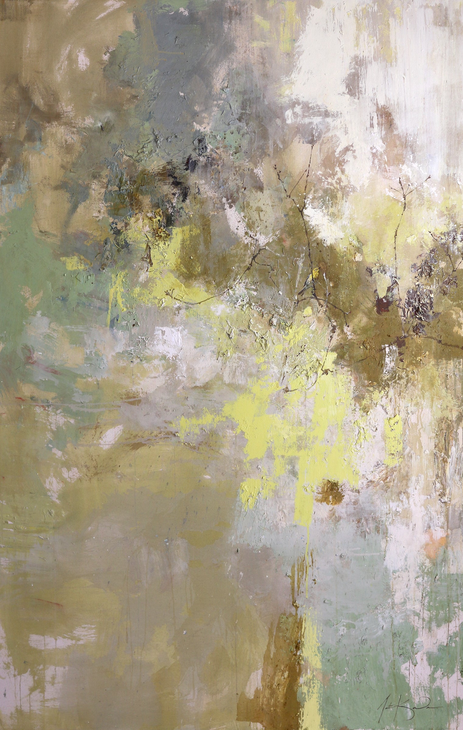 Justin Kellner - It's the Main Reason (Pine Warbler) (72 x 46)