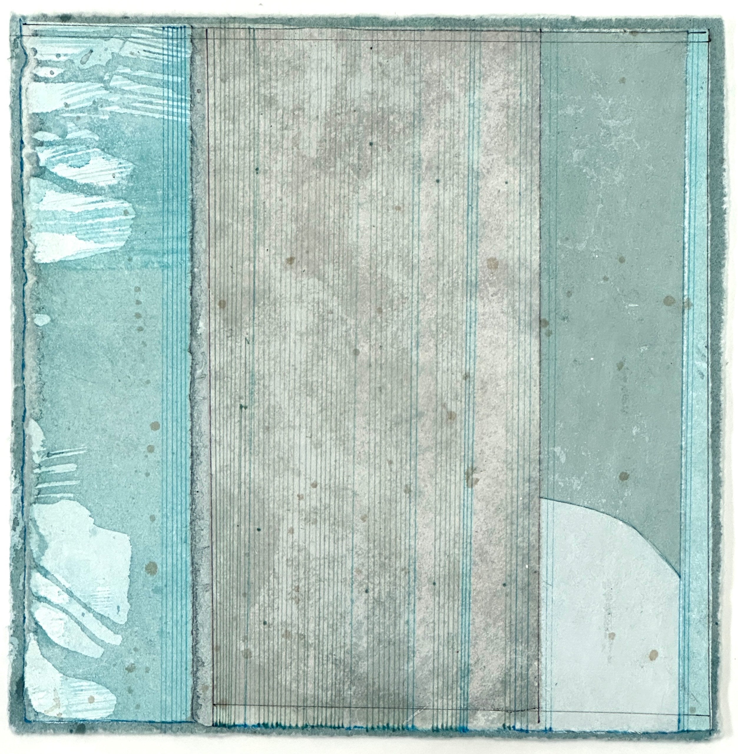Lisa Weiss - Jade Realm Series XVI (10.5 x 10.5)