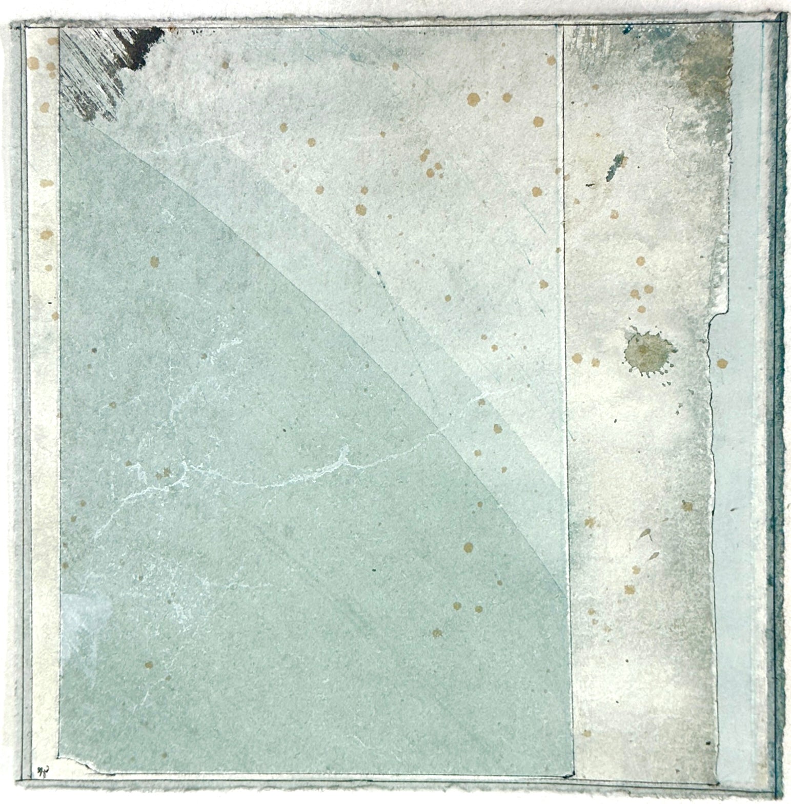 Lisa Weiss - Jade Realm Series XXIII (10.5 x 10.5)