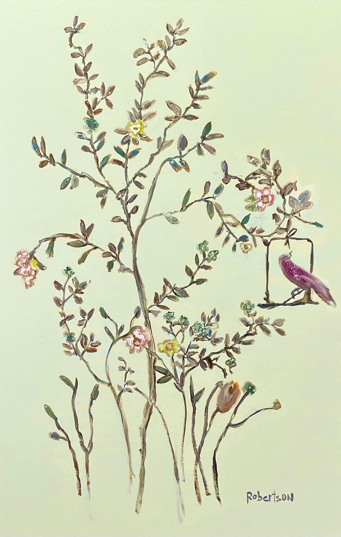 Sarah Robertson - Jardin Vert I (36 x 24)