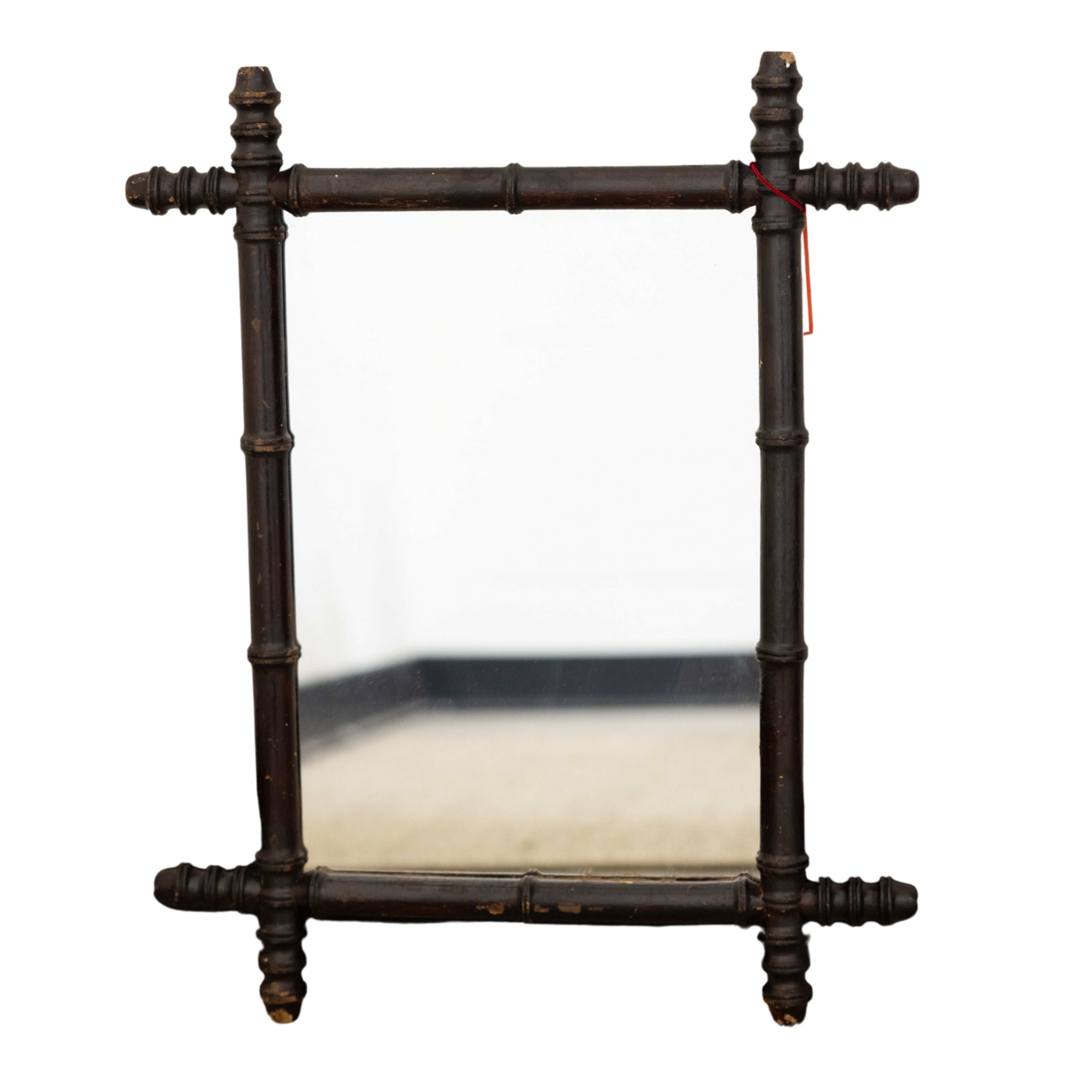 Oak Bamboo-Style Mirror L