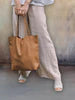 Camel Leather Tote