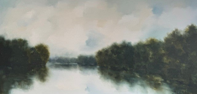 Andrea Costa - Lake Time (24 x 48)