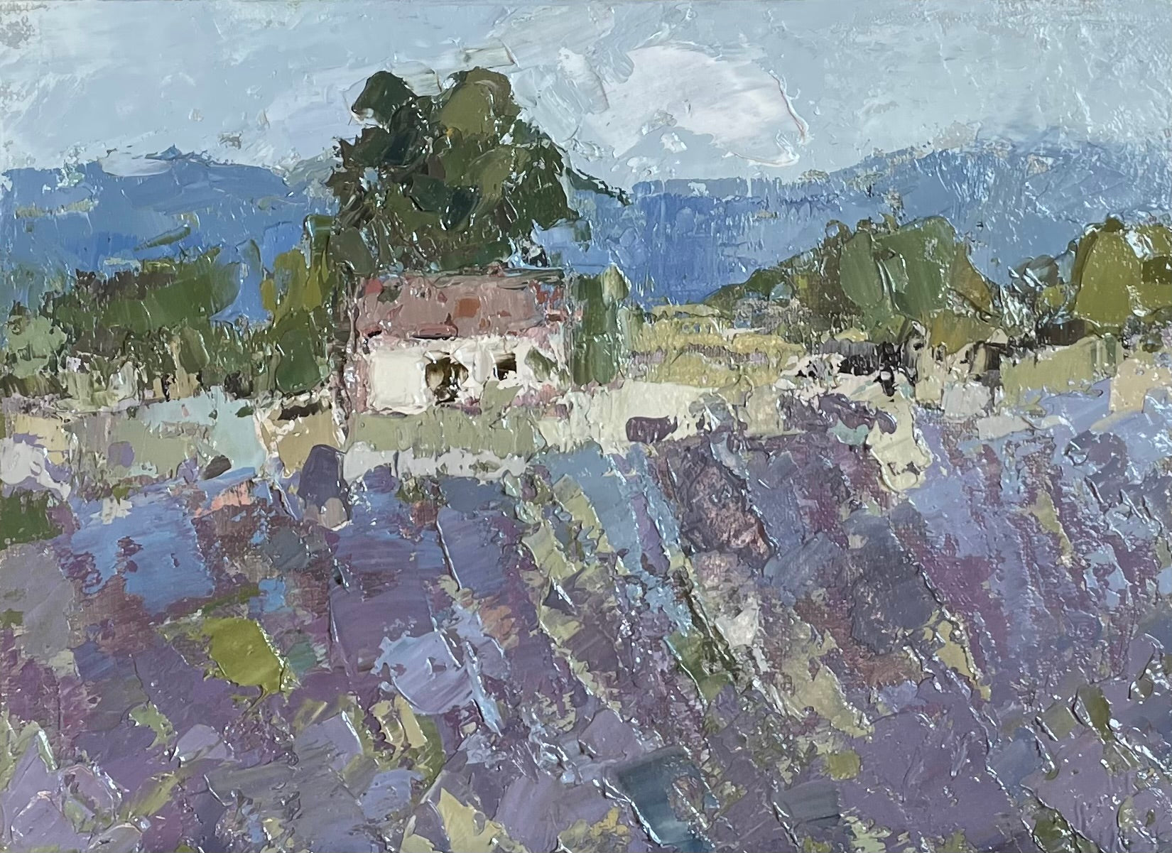 Geri Eubanks - Lavender Fields (6 x 8)