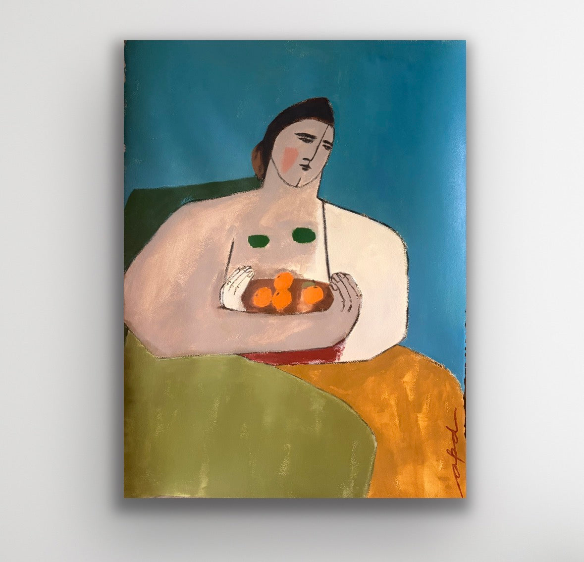 Alison Duncan - Lynette and Oranges (30 x 20)