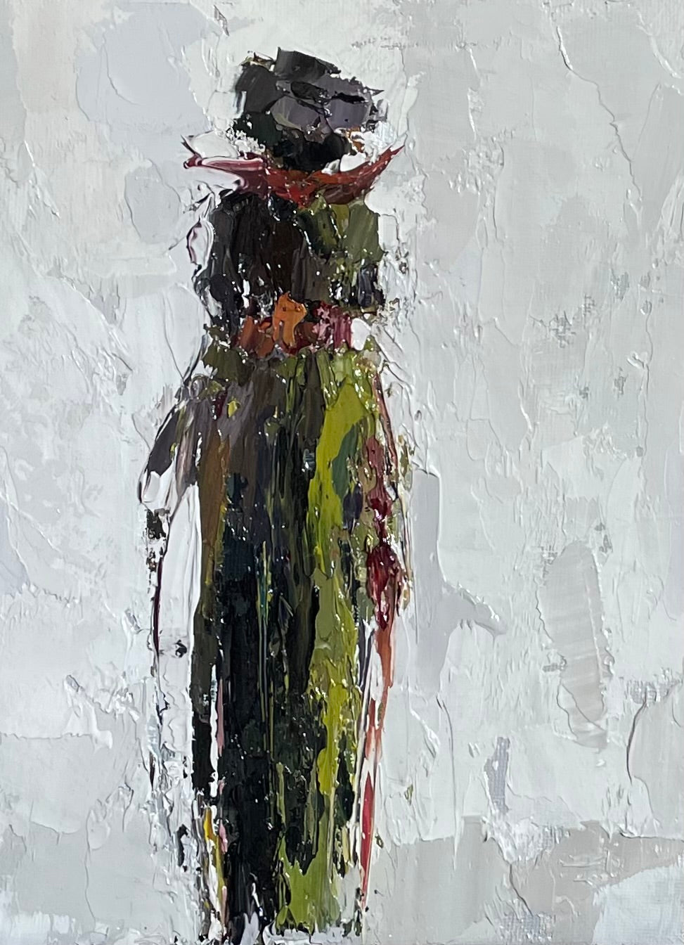 Geri Eubanks - Madame in Green (8 x 6)