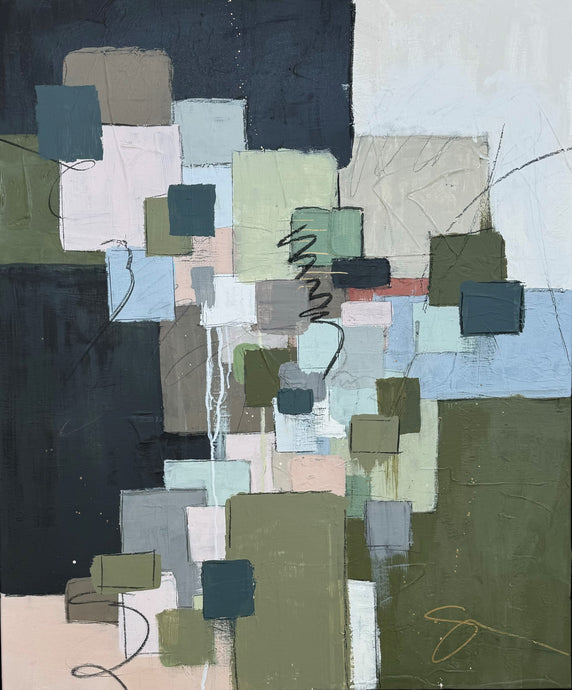 Sally Threlkeld - Make Connections (36 x 30)