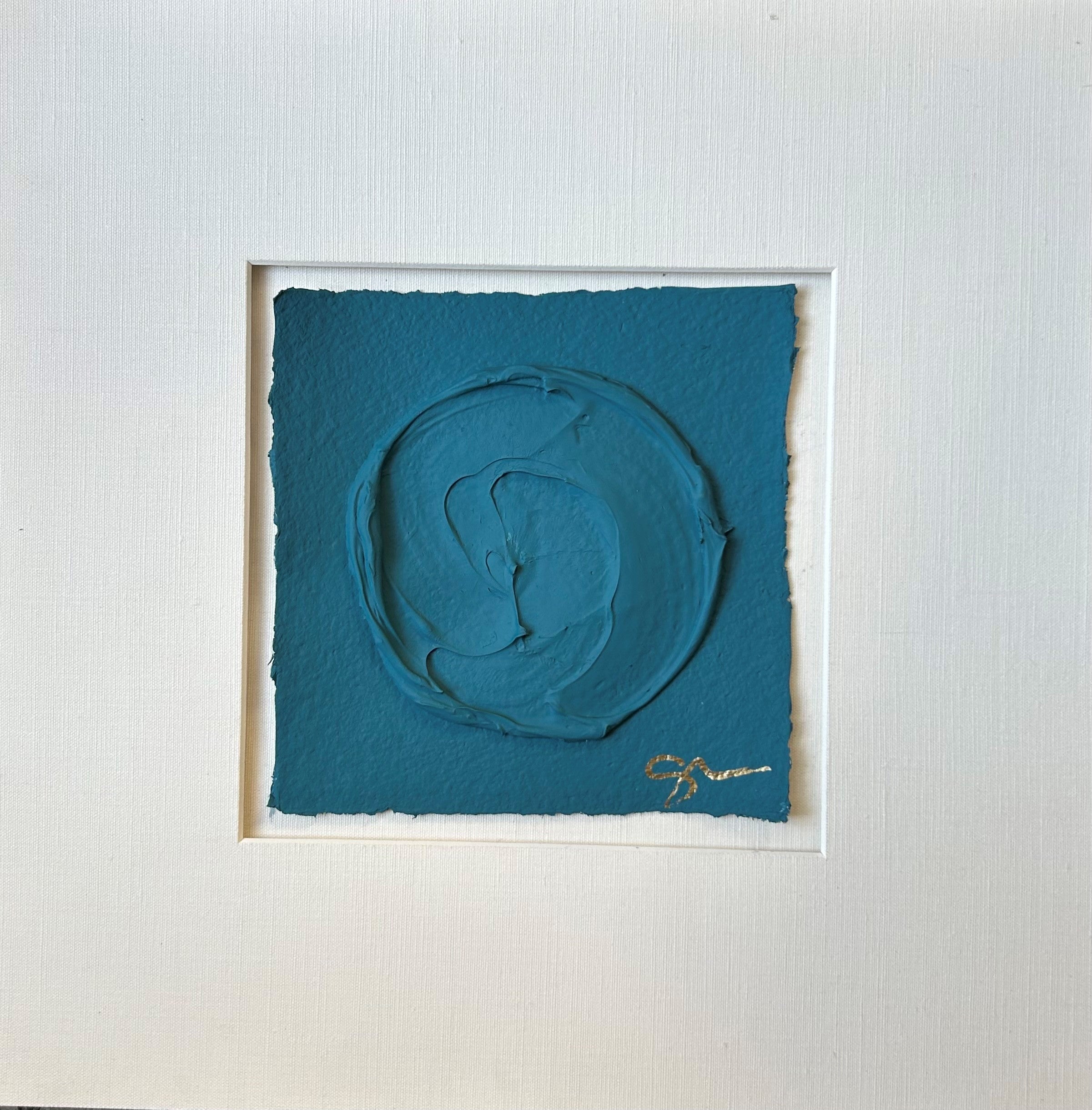 Sally Threlkeld - Marine Blue (20 x 20)