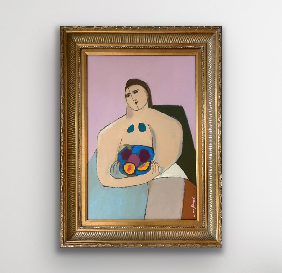 Alison Duncan - Marlene and Plums (30 x 20)
