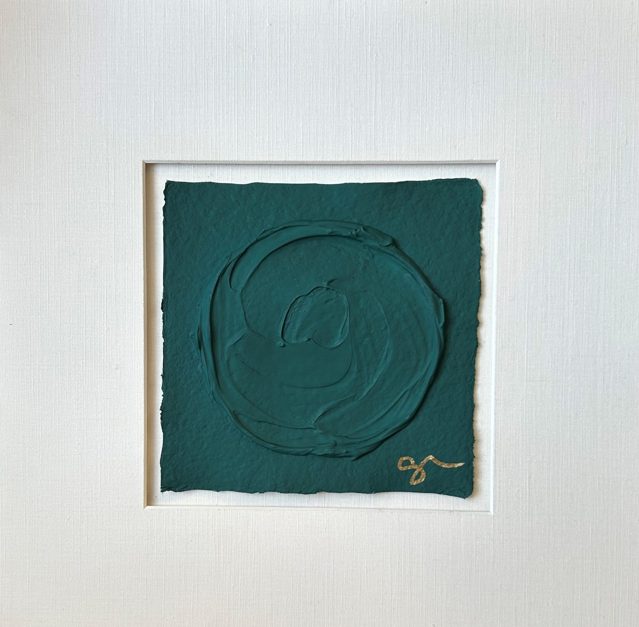 Sally Threlkeld - Mid Azure Green (20 x 20)