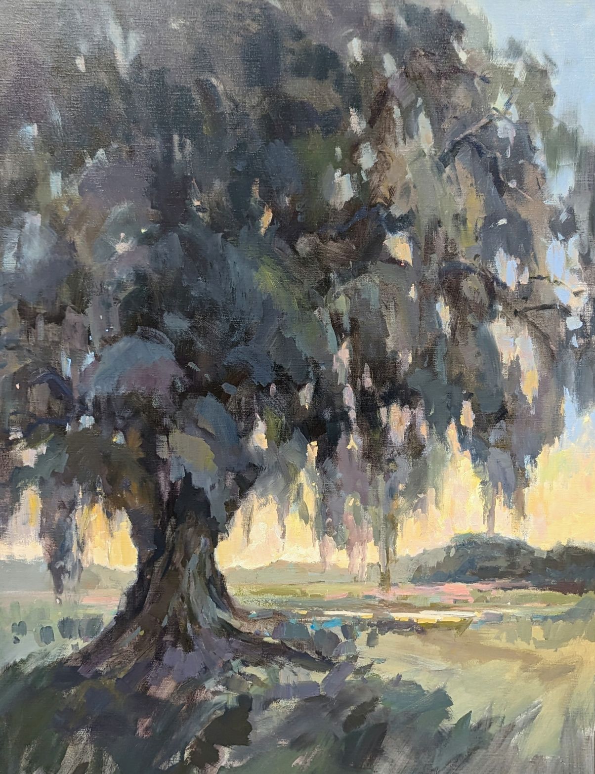 Millie Gosch - Sunrise and Spanish Moss (48 x 36)