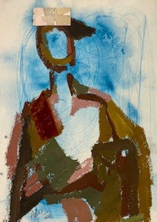 Anne Darby Parker - Millinery and Blue II (16.5 x 11.5)