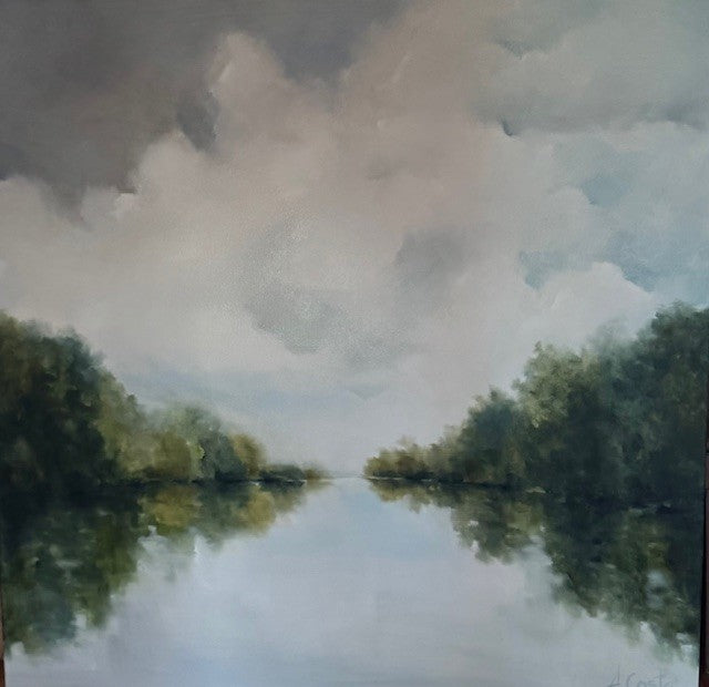 Andrea Costa - Mirror Lake (48 x 48)