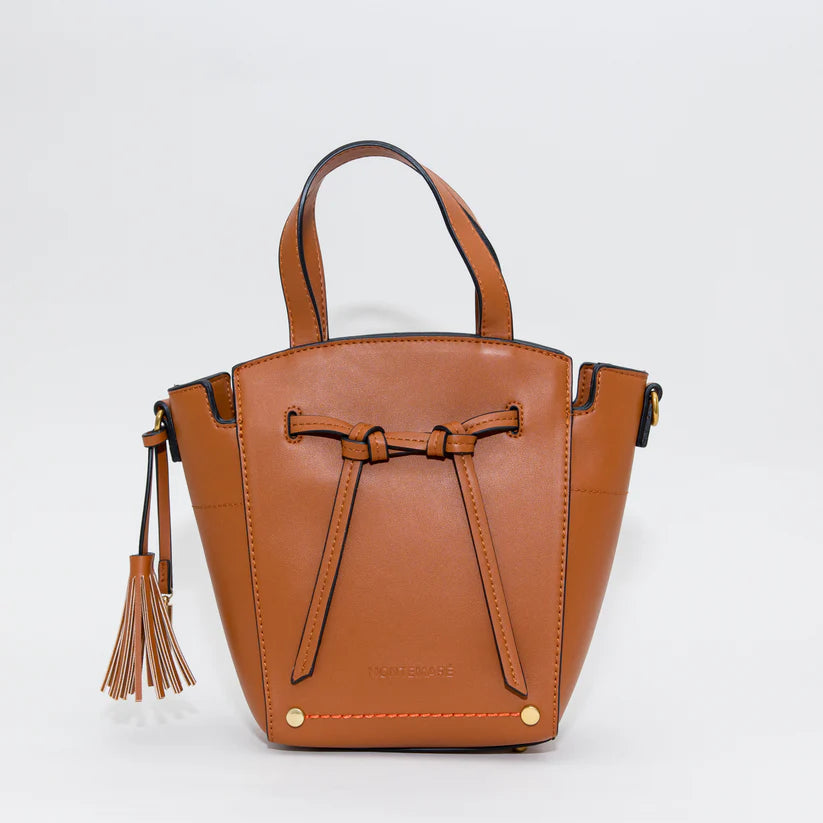 Cognac Mini Crossbody Bag