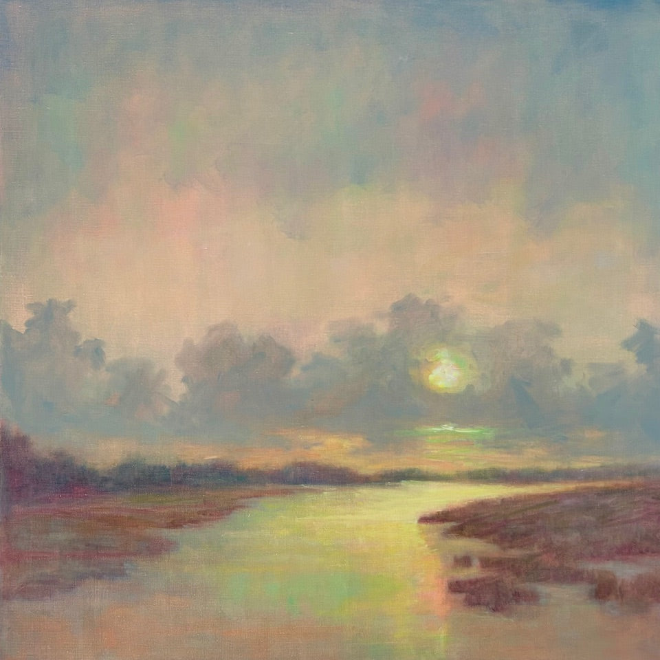 Julie Houck - Moon Shadow (36 x 36)