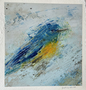 Amy Sullivan - Morning Bluebird (7 x 6.5)