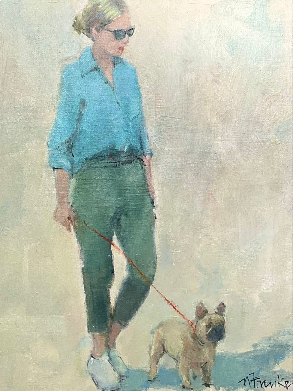 Nancy Franke - Morning Stroll (14 x 11)