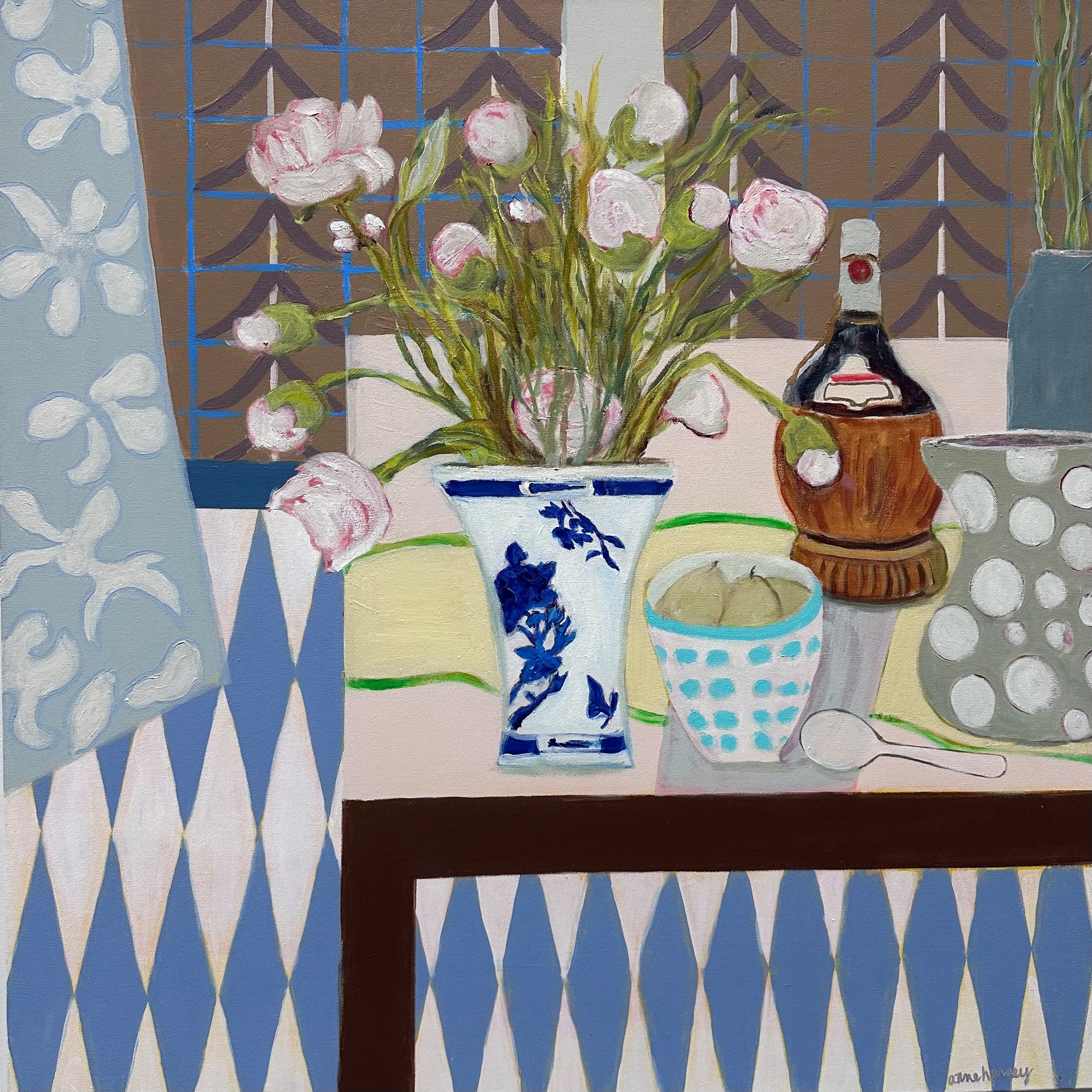 Anne Harney - My Limoges (36 x 36)