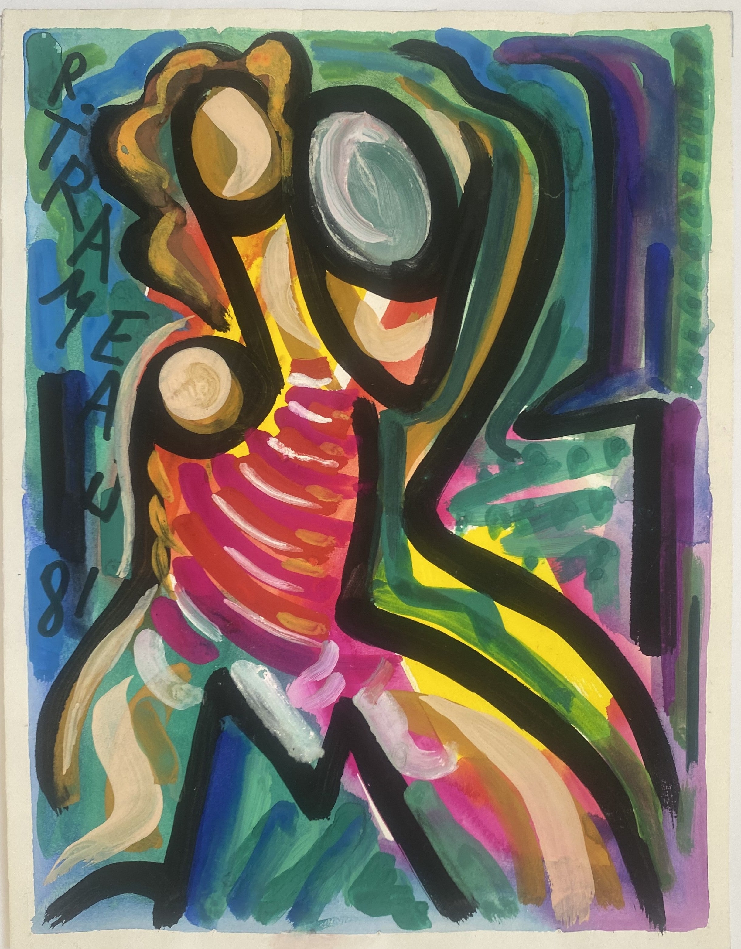 Heritage - Neon Family by Raymond Trameau (12.5 x 9.5)