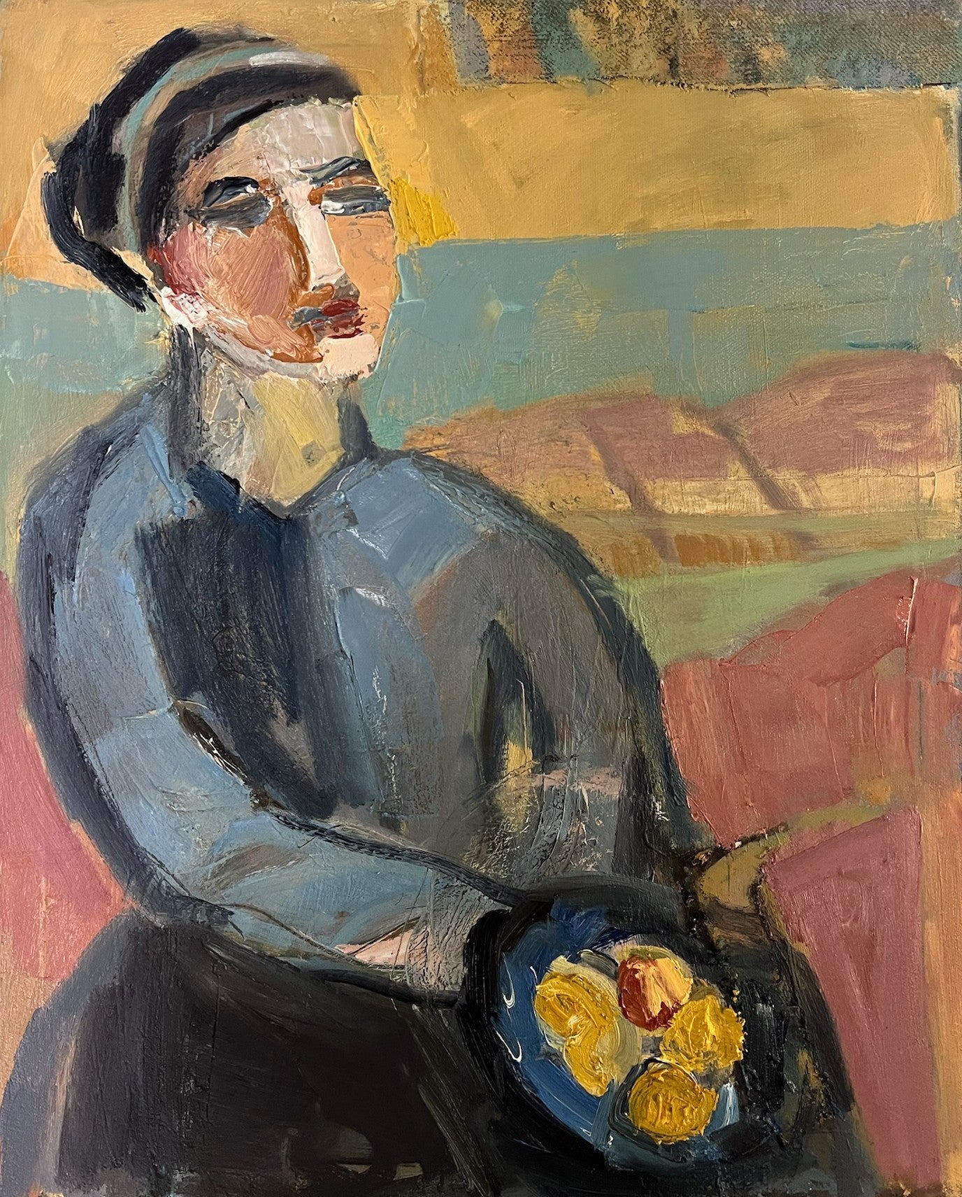 Anne Darby Parker - Offering - Inspired by Vanessa Bell (20 x 16)