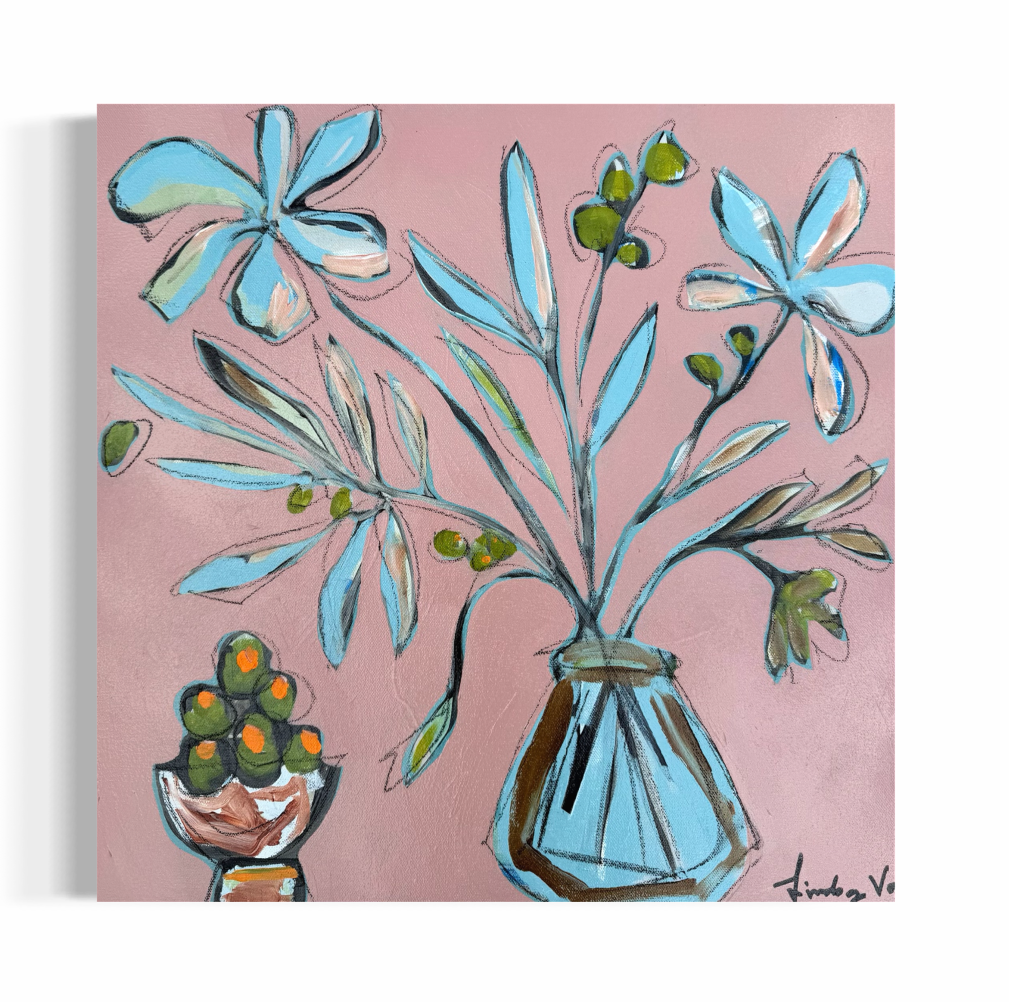 Lindsay Von - Olive & Bloom (20 x 20)