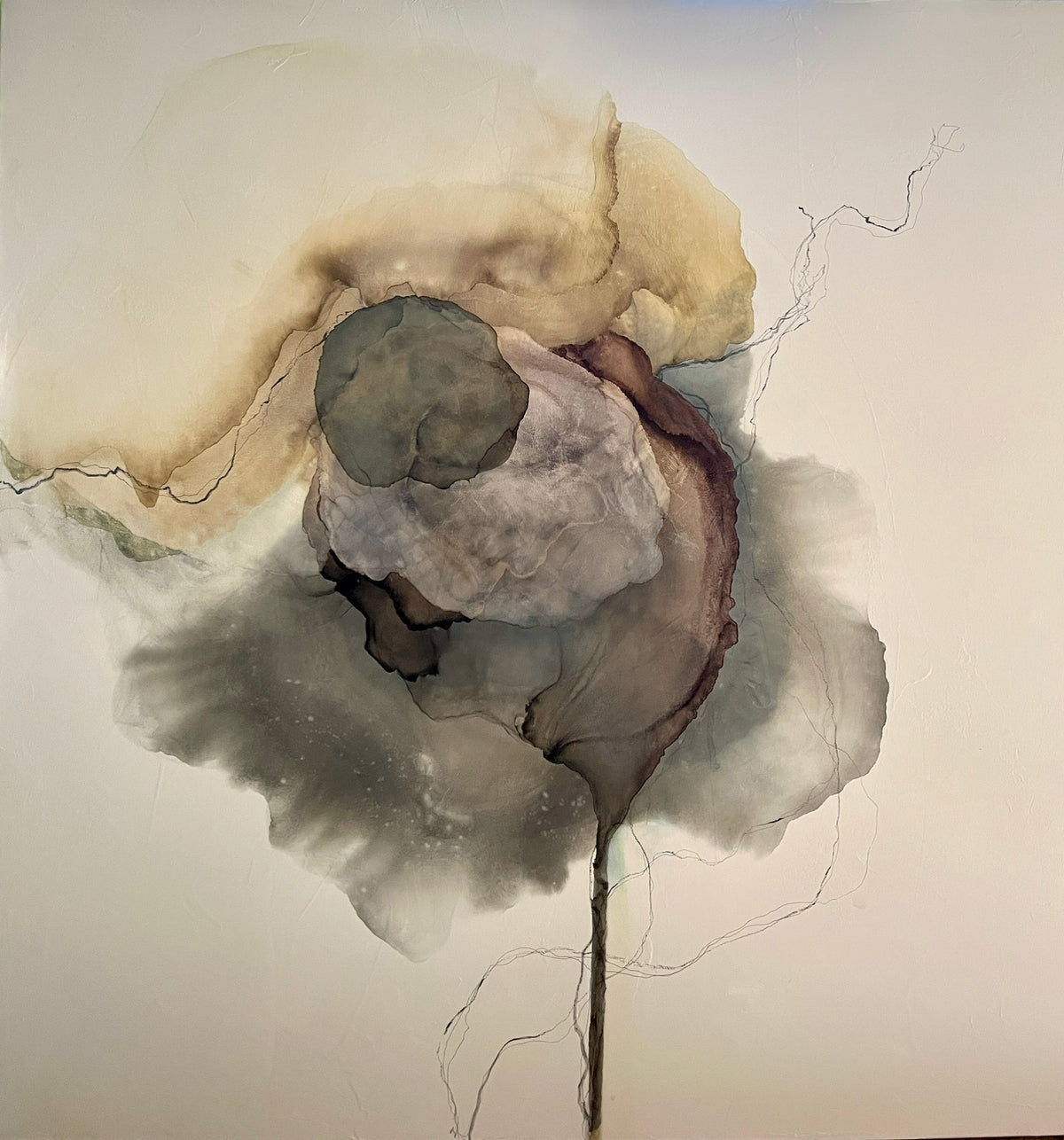 Shirley Lewis - Olivine (48 x 48)