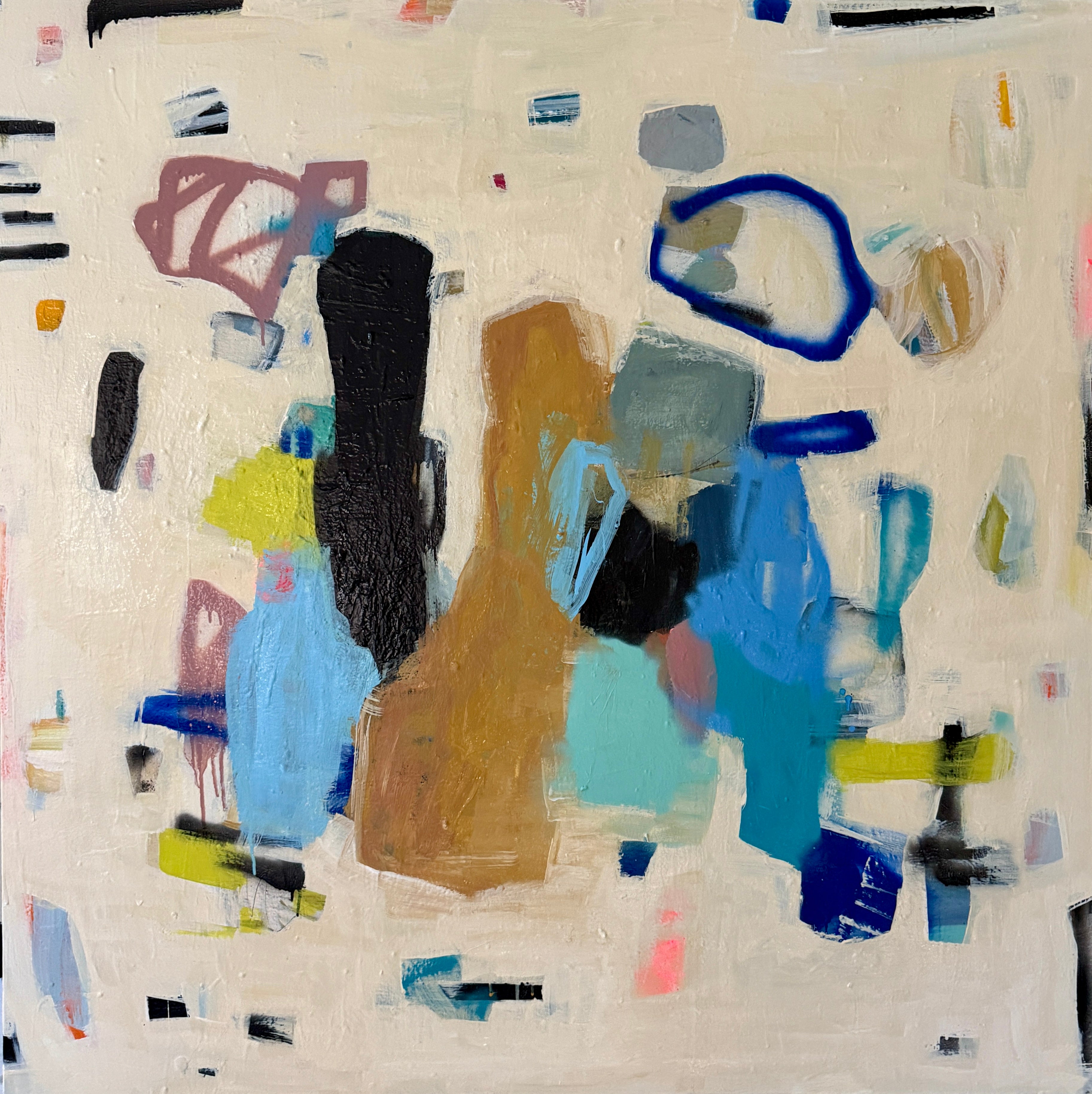 Annie King - On the Boulevard (48 x 48)