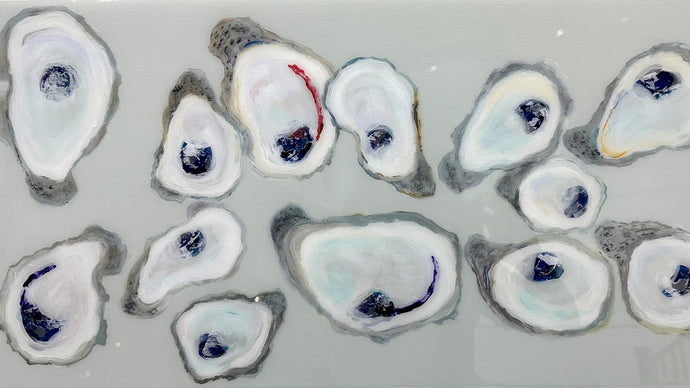 Anne Harney - Oyster Shells (12 x 24)