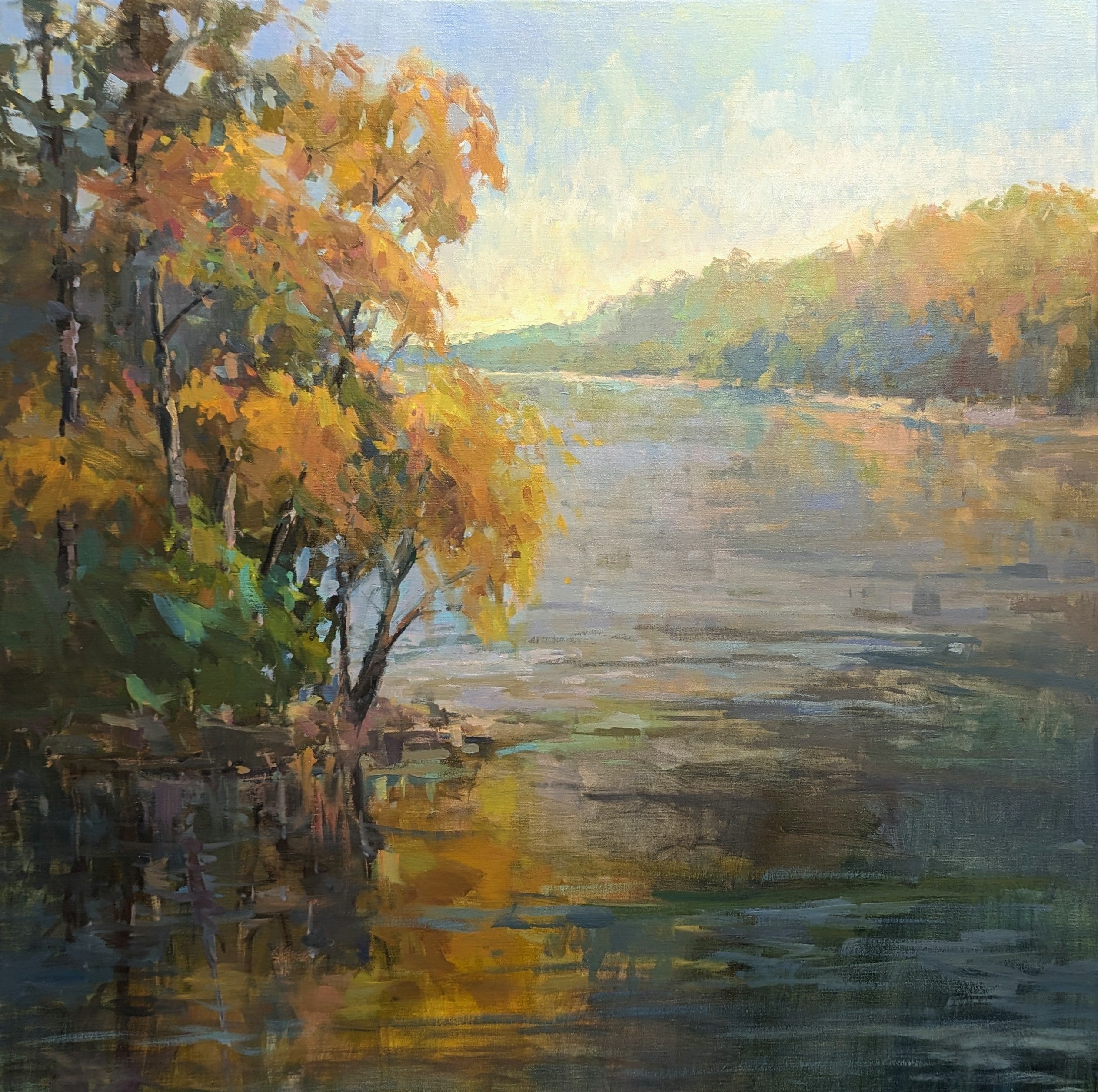 Millie Gosch - River Reflections (48 x 48)