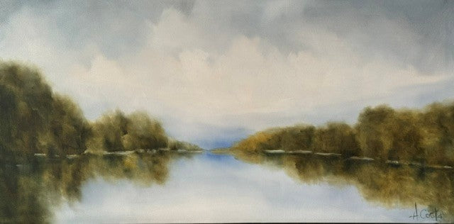 Andrea Costa - Peek A Blue (24 x 48)