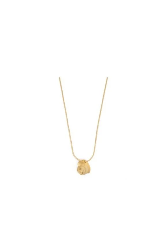 Petite Poppy Face Necklace