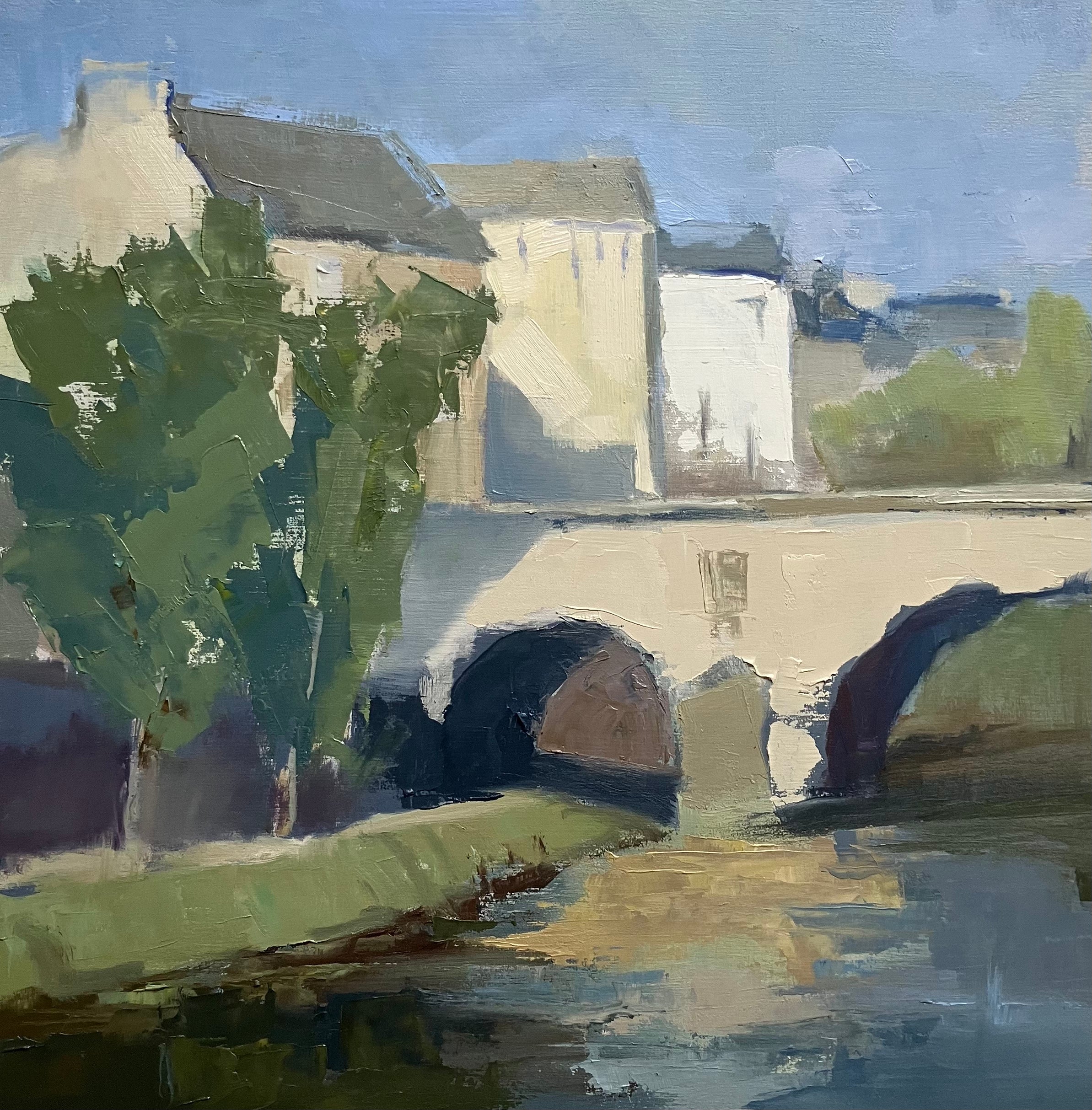 Lesley Powell - Pont Marie, Midday (12 x 12)