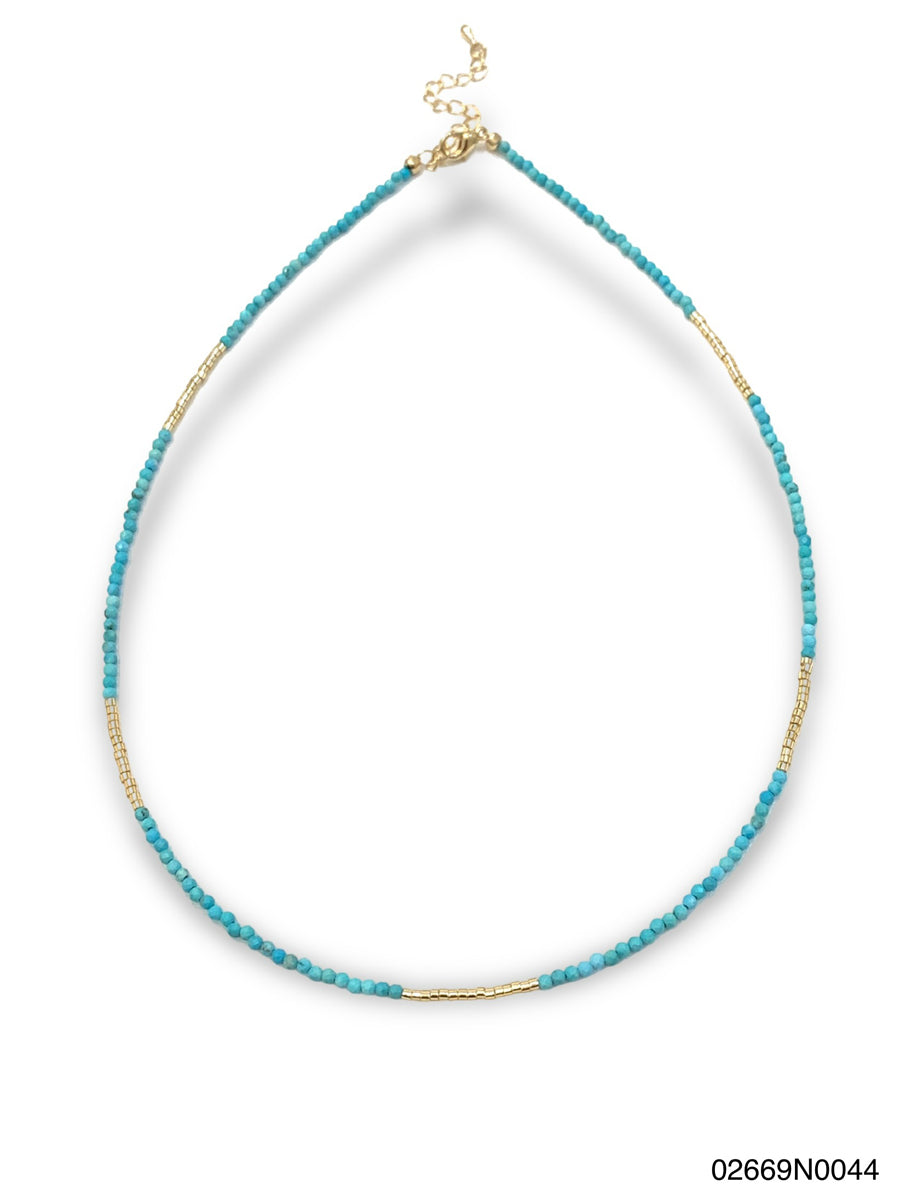 Poppy Turquoise Choker