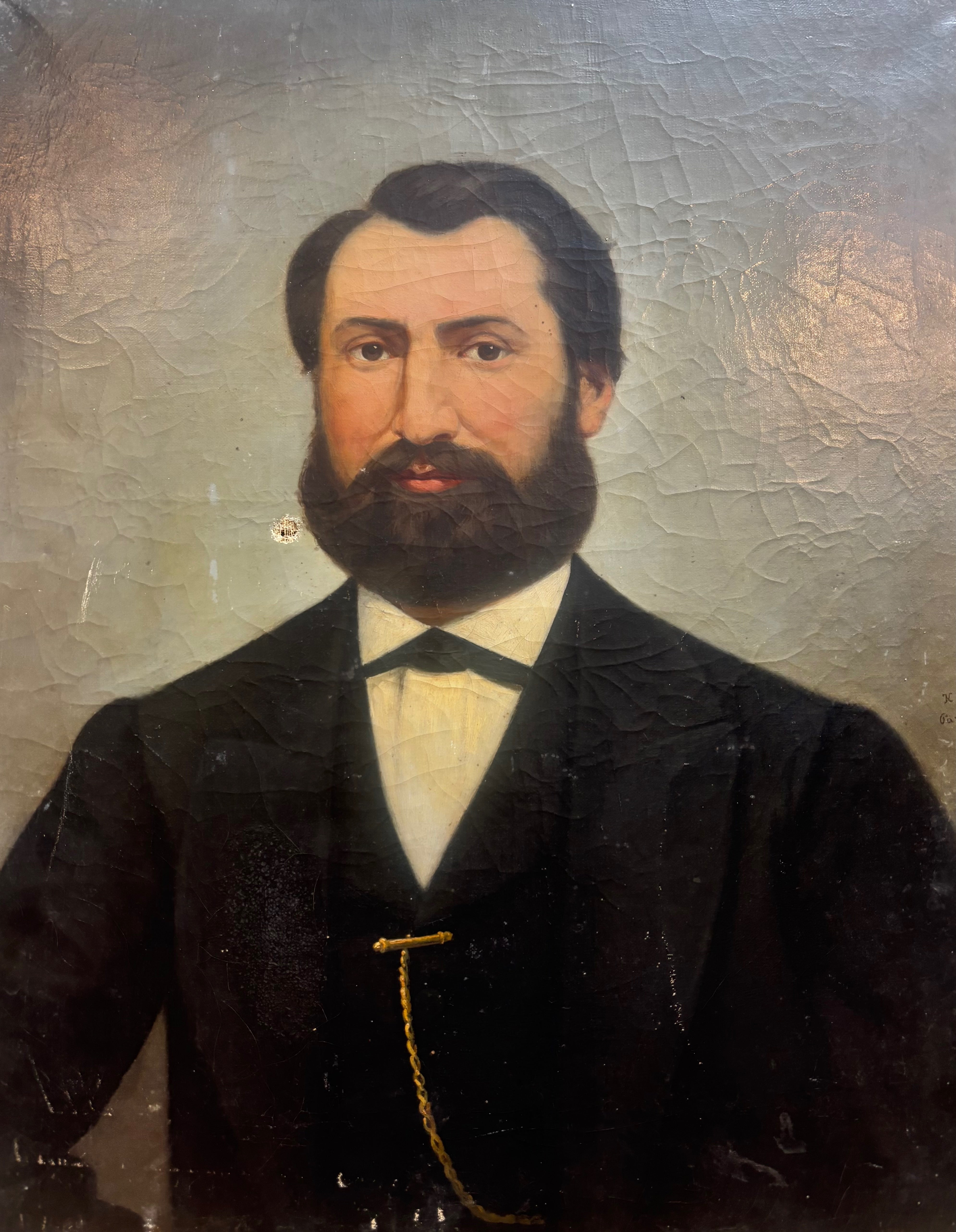 Heritage - Portrait of a Gentleman with gold chain (24 x 20)