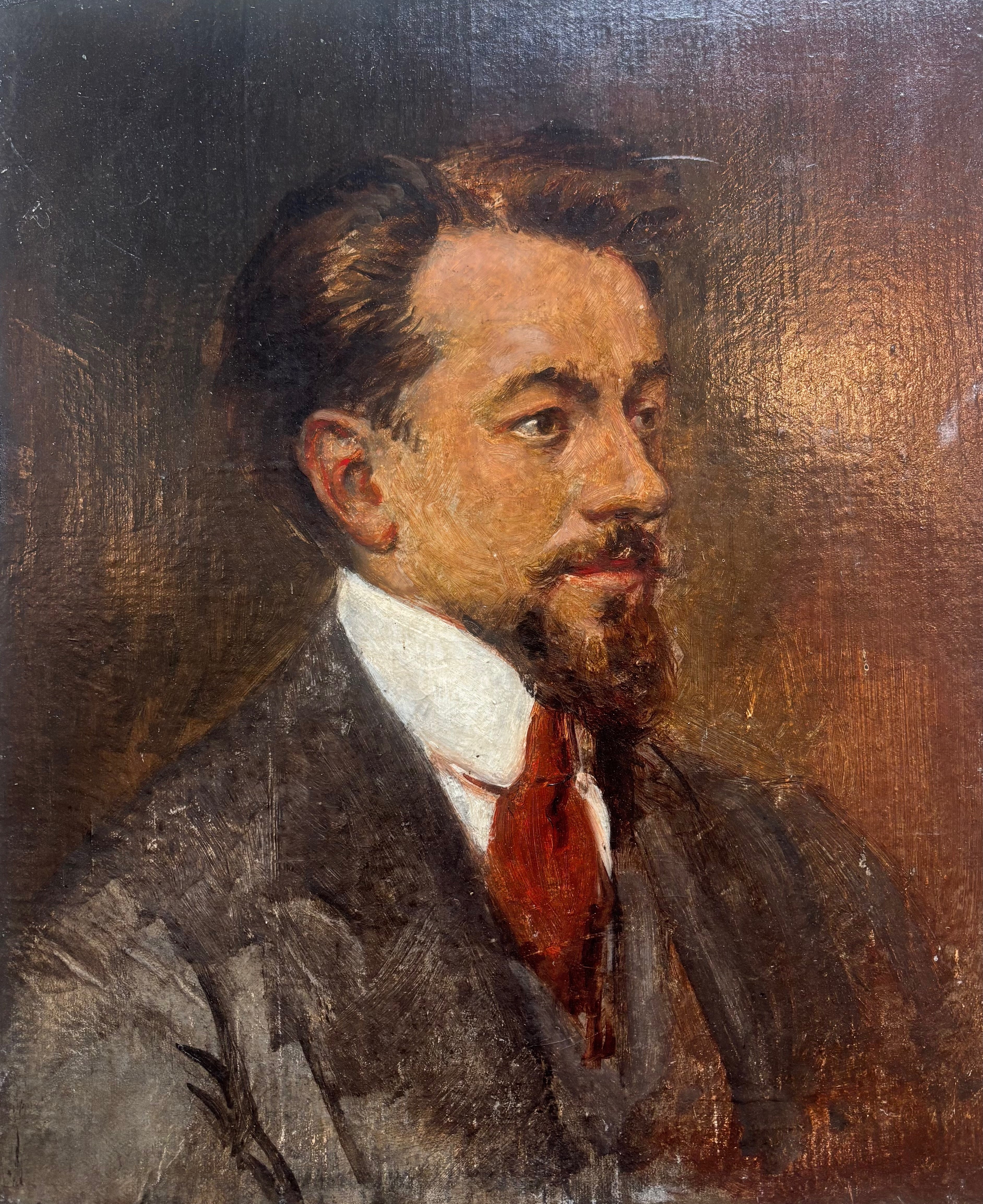 Heritage - Portrait of a Man with Beard (22 x 18)