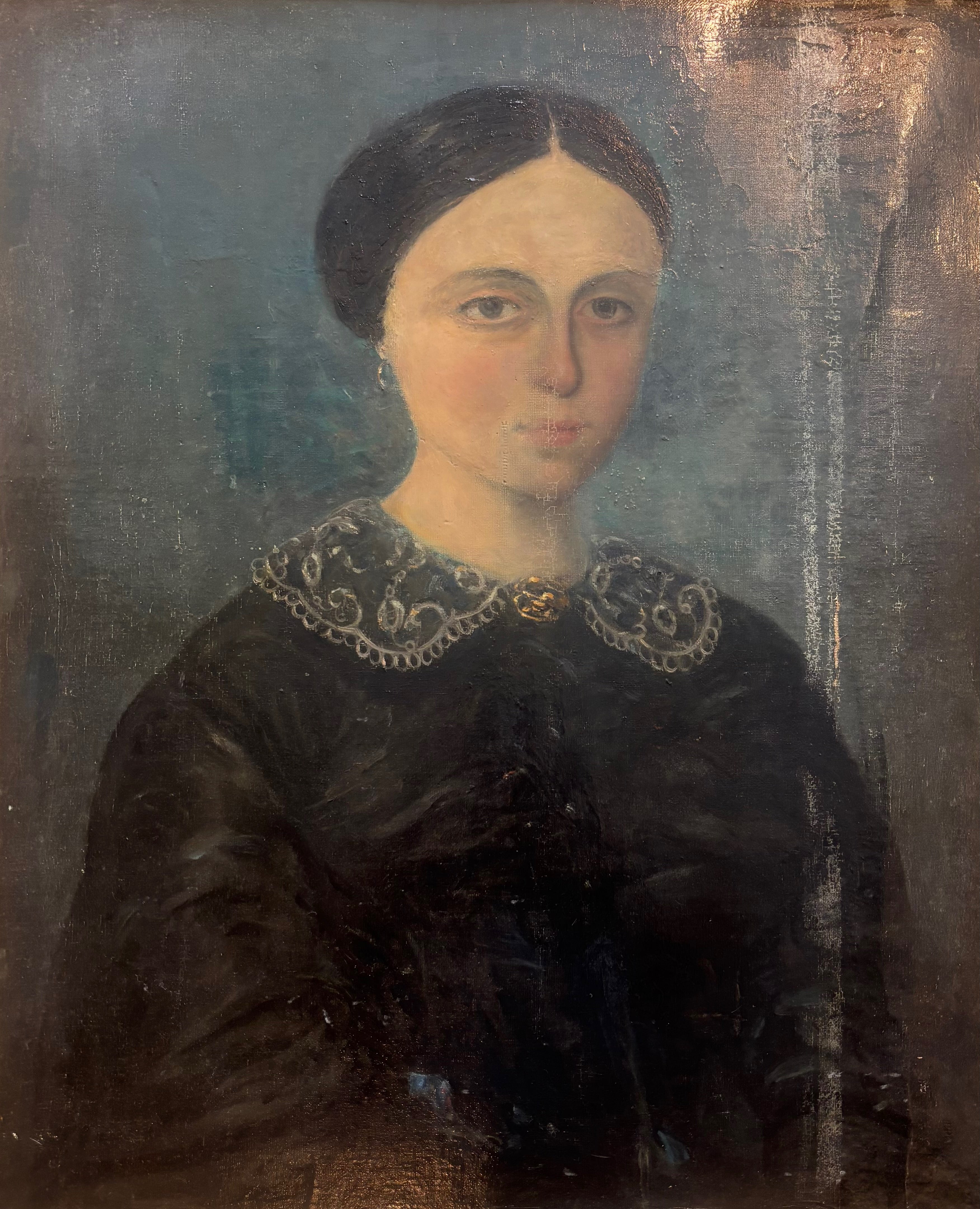 Heritage - Portrait of a Woman with Lace Collar (25 x 20.5)