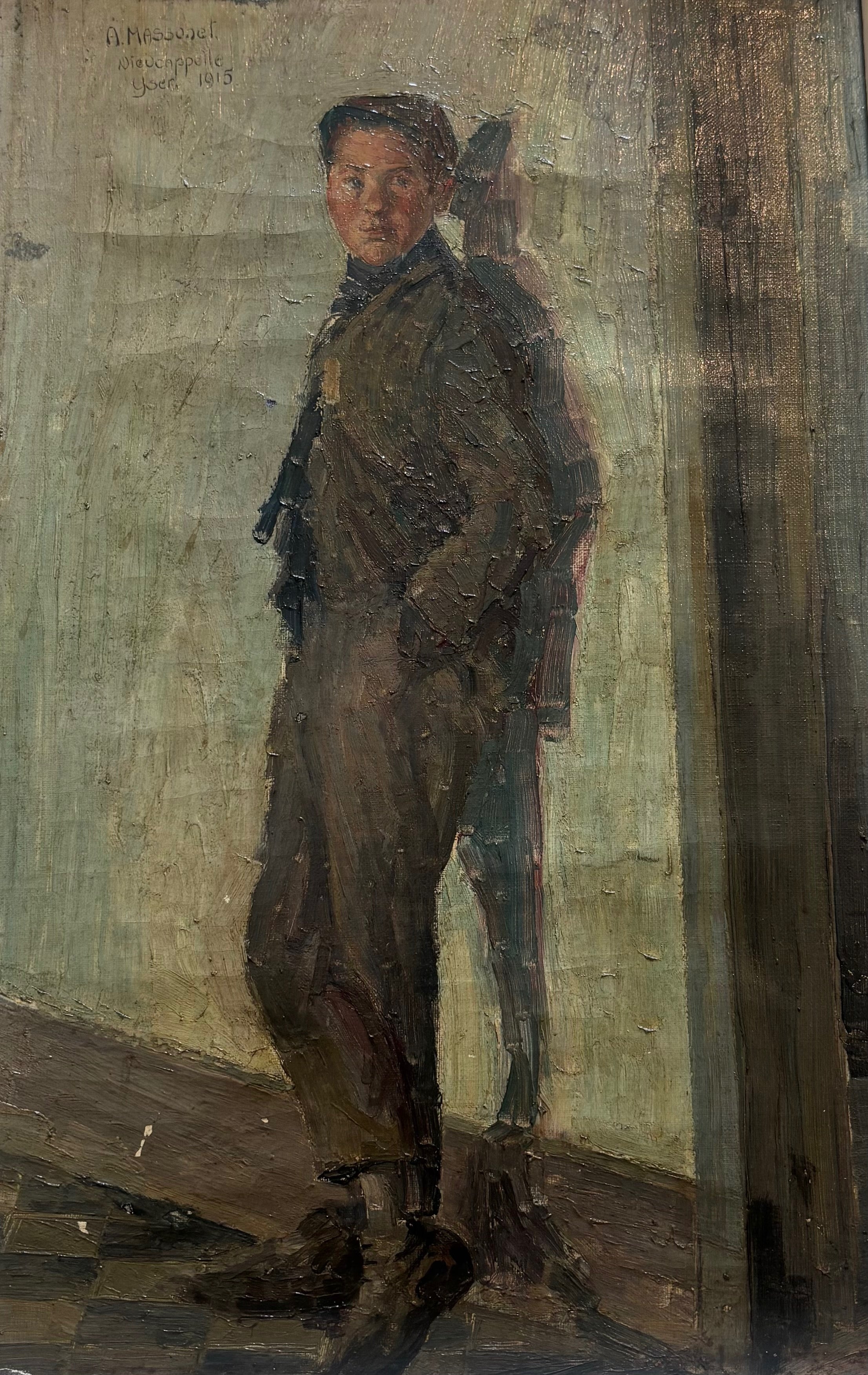 Heritage - Portrait of a Young Man 1915 A Massonet (19 x 12)