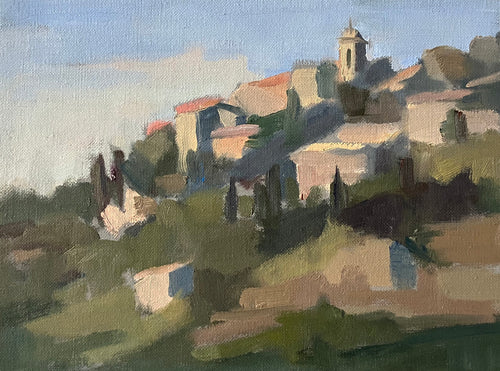 Lesley Powell - Village on High (9 x 12)