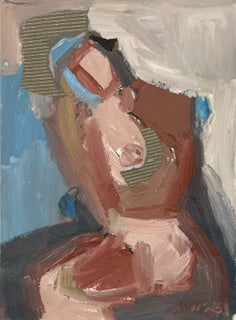Anne Darby Parker - Respite with Collage (15 x 11)
