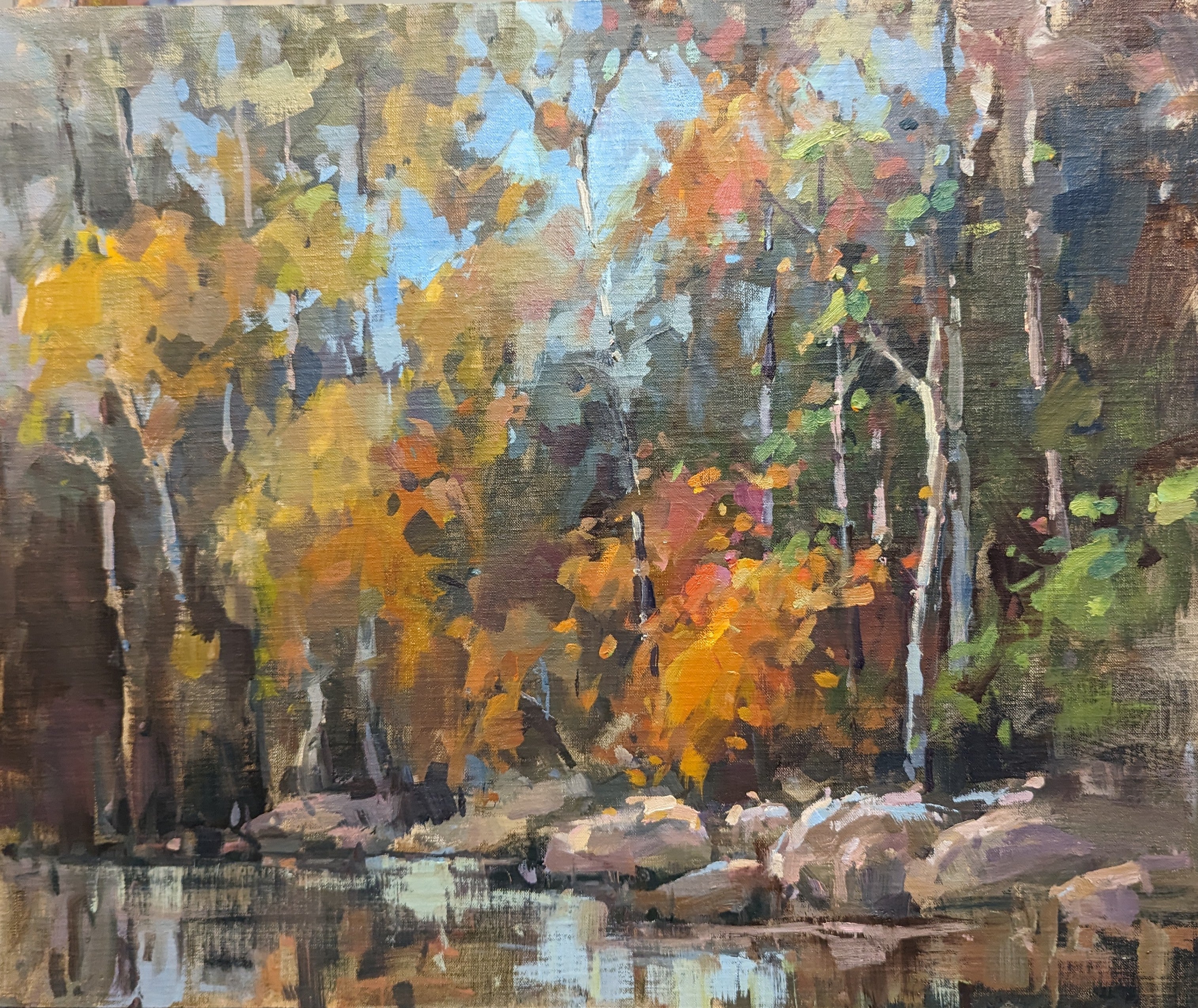 Millie Gosch - Bold Creek (20 x 24)