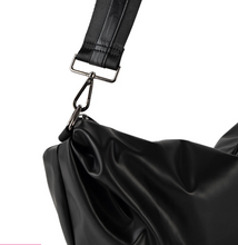 Load image into Gallery viewer, Black Slouch Cross Body Bag
