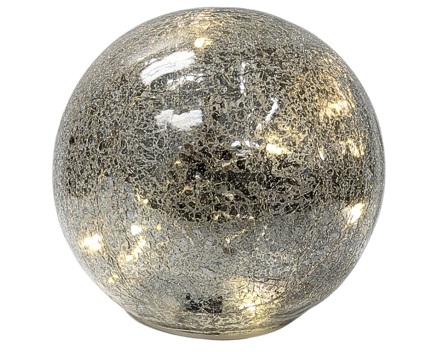 Small Crackle Glass Sphere