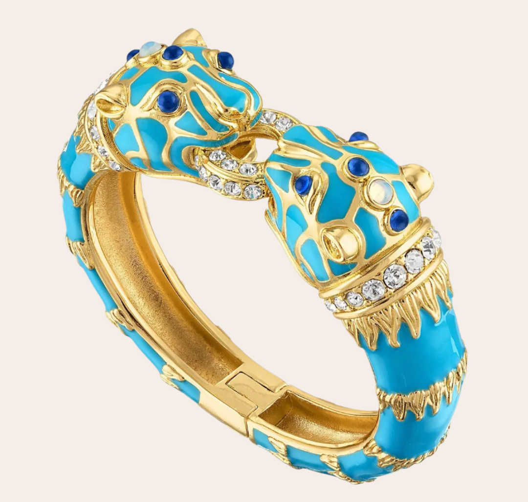 Turquoise Panther Bracelet