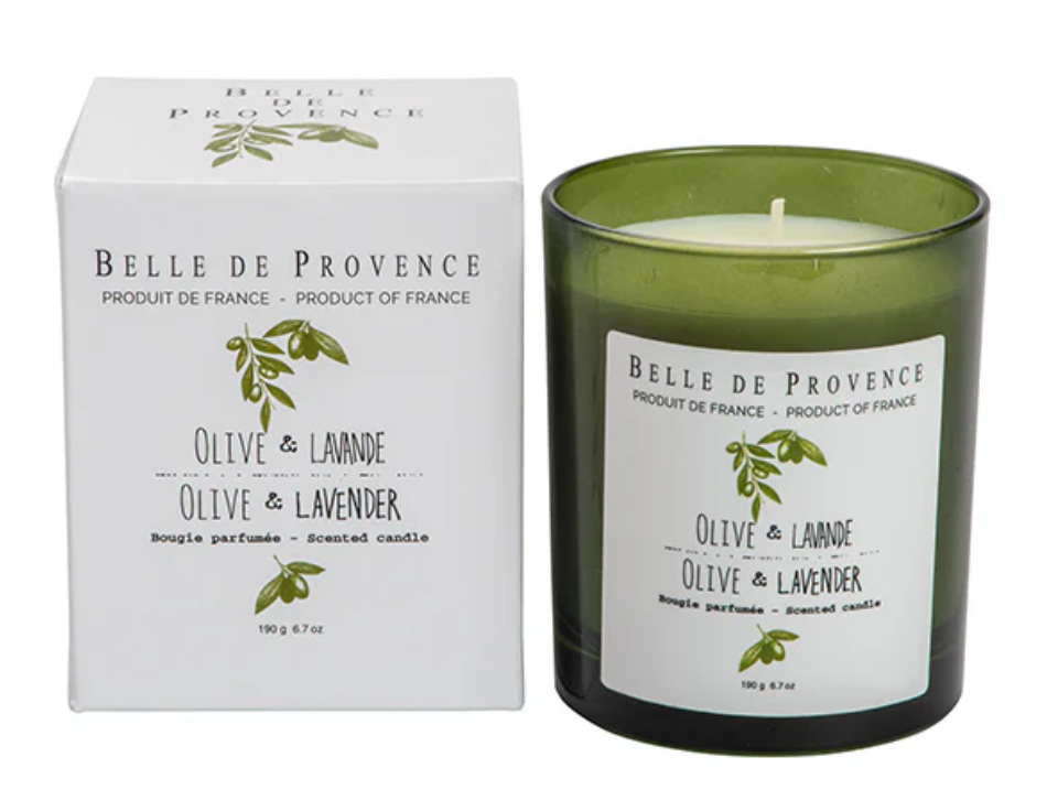 Olive Lavender Candle 190G Belle de Provence