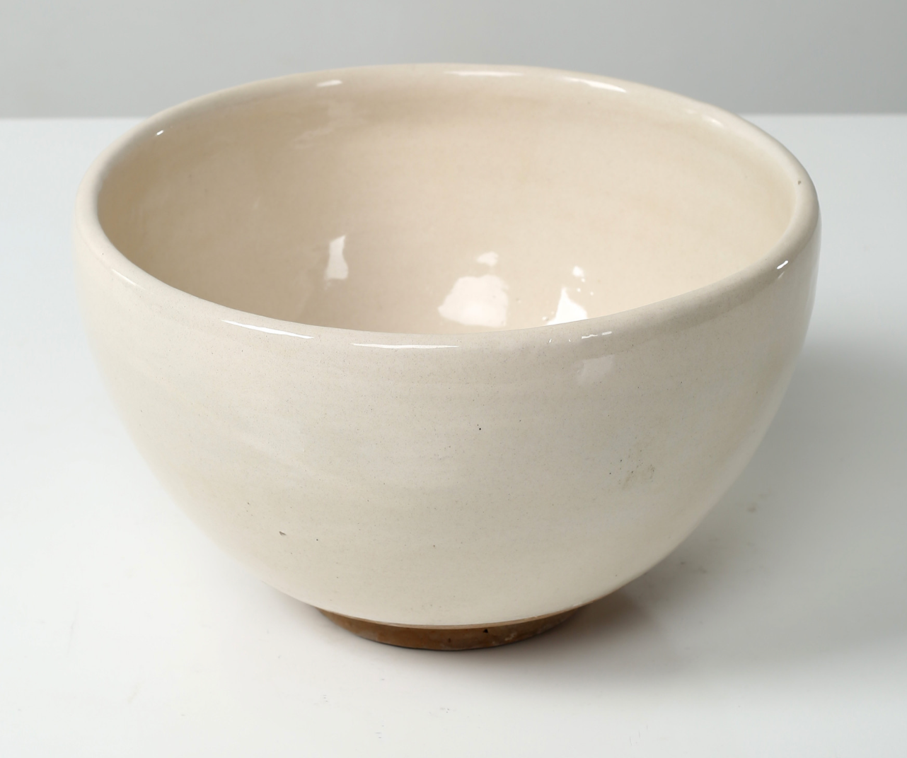Off White Ceramic Bowl 9.8" opening
