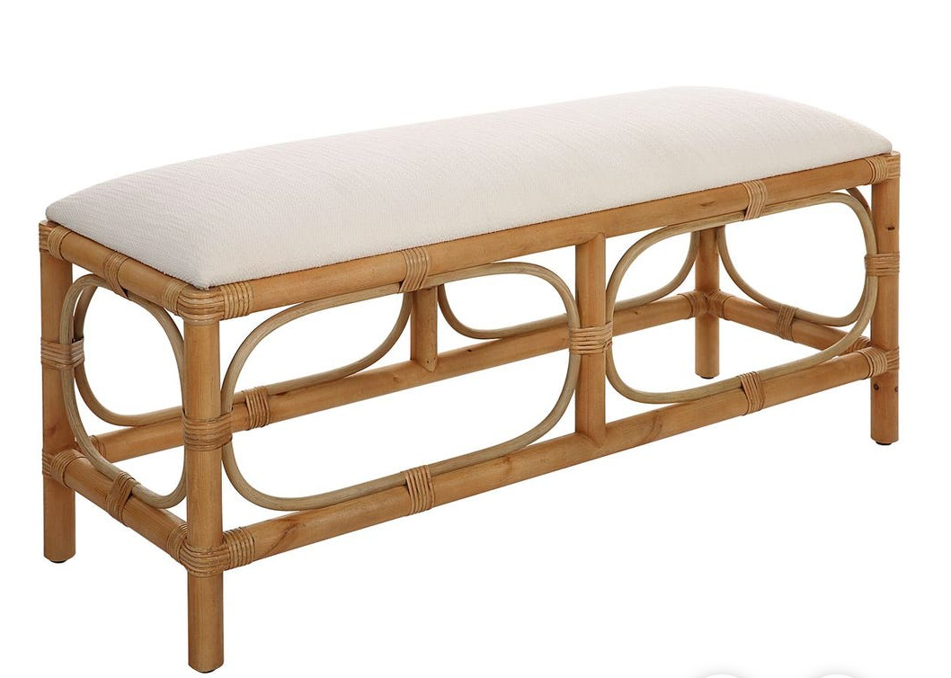 Rattan Bench