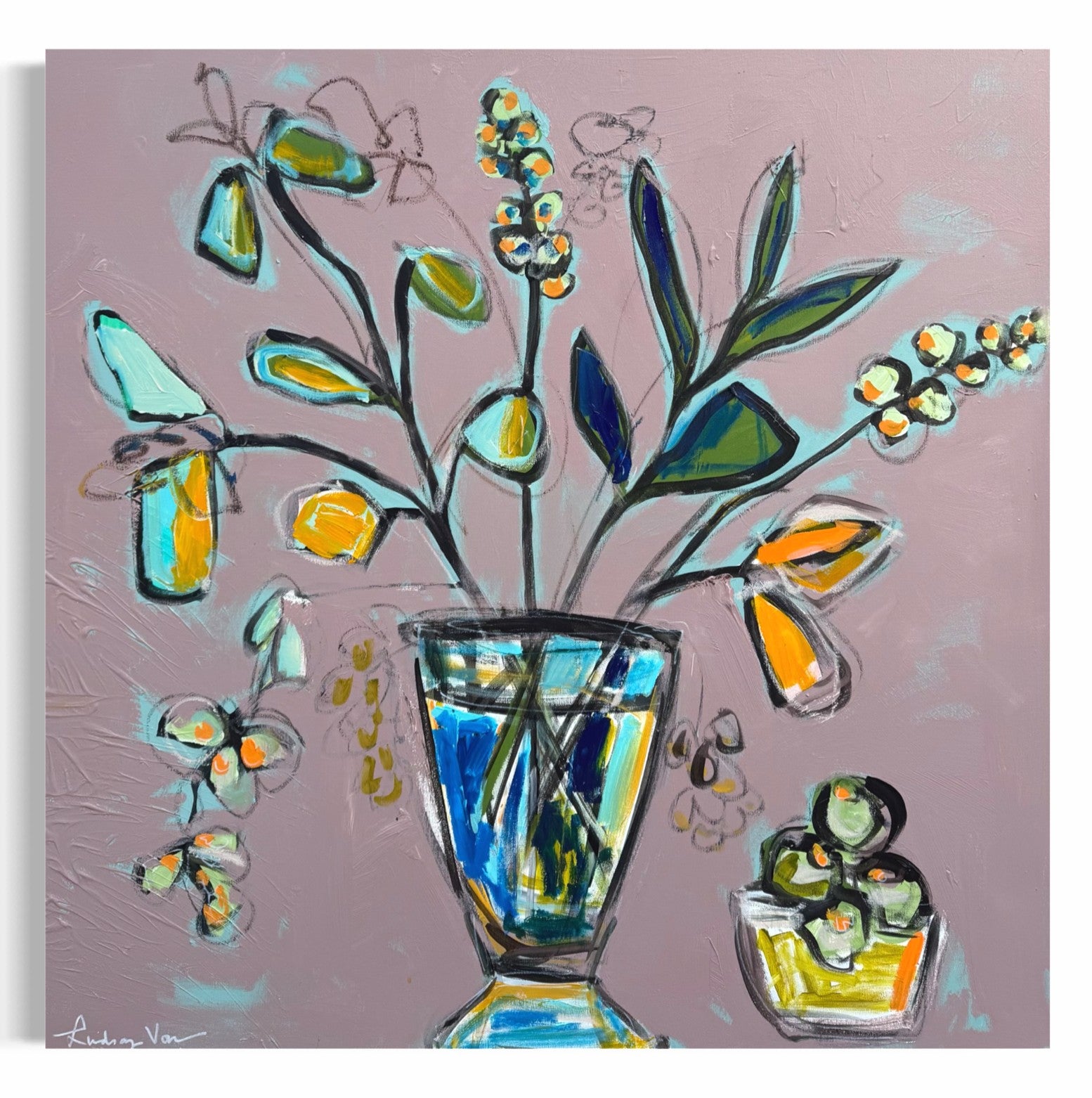 Lindsay Von - Set the Table (36 x 36)